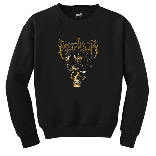 Marduk Skull Siyah Sweatshirt