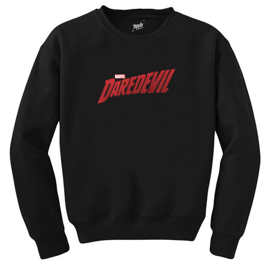 DareDevil Logo Siyah Sweatshirt