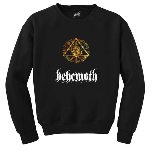 Behemoth Fire Siyah Sweatshirt