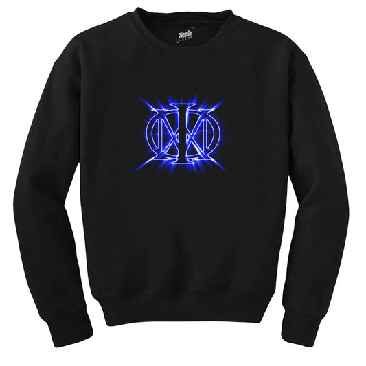 Dream Theater Blue Logo Siyah Sweatshirt