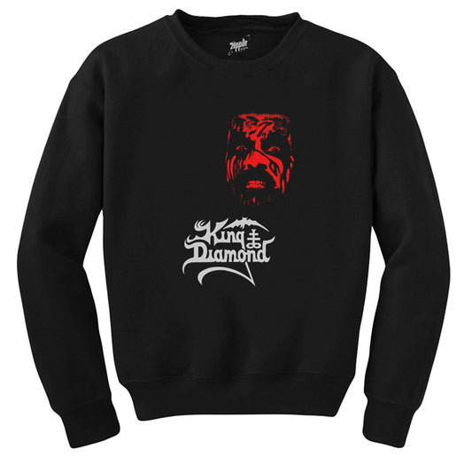 King Diamond Head Siyah Sweatshirt