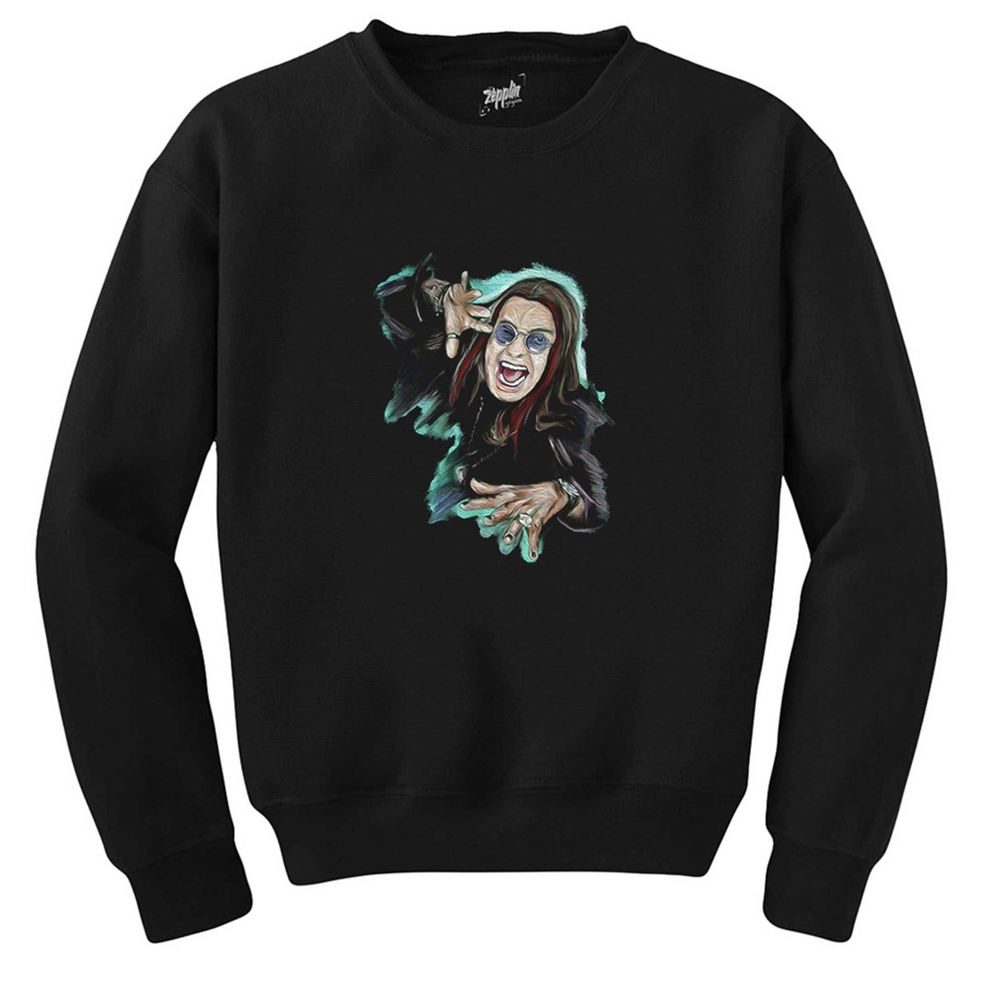Ozzy Osbounre Colors Body Siyah Sweatshirt