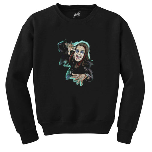 Ozzy Osbounre Colors Body Siyah Sweatshirt