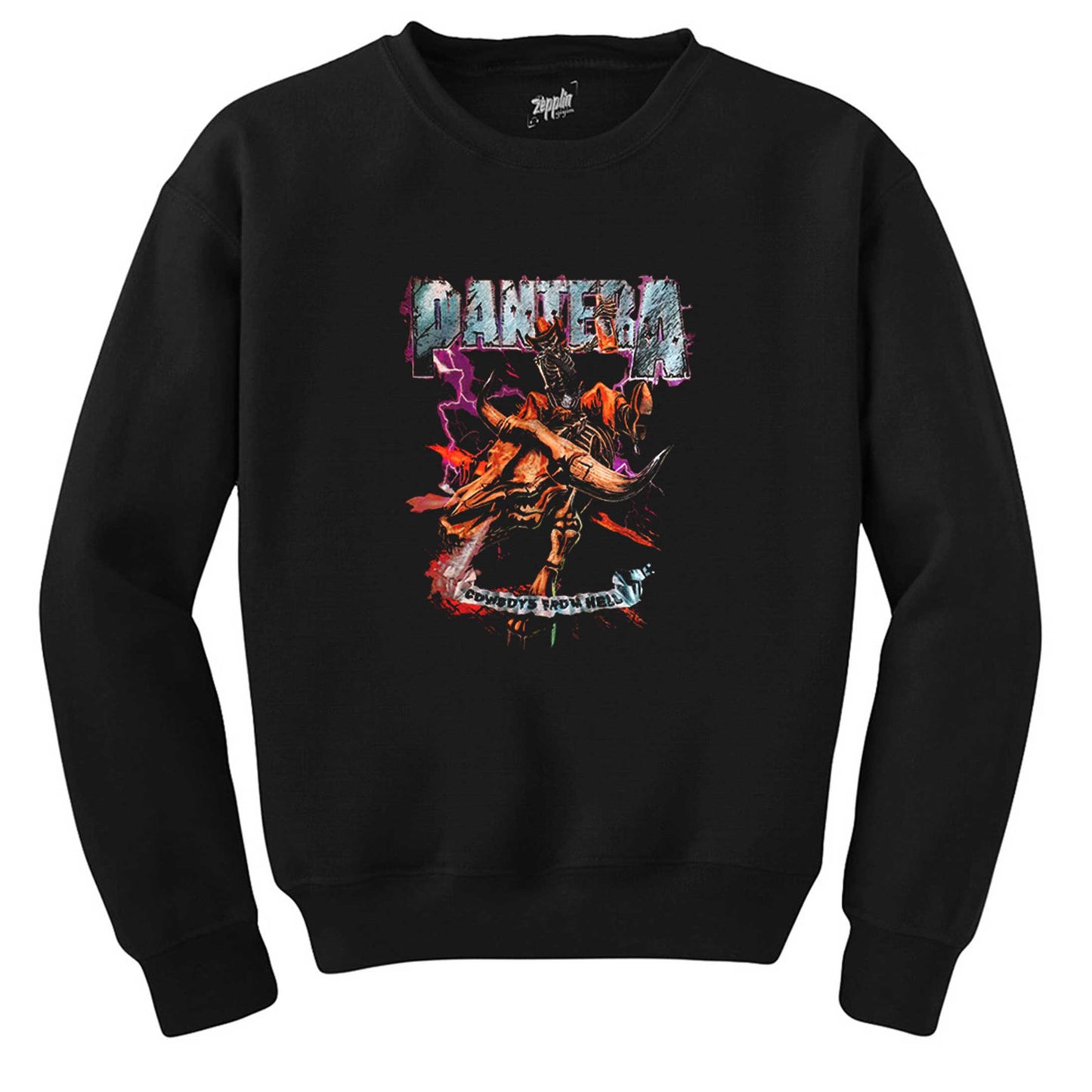 Pantera Cowboys From Hell Siyah Sweatshirt