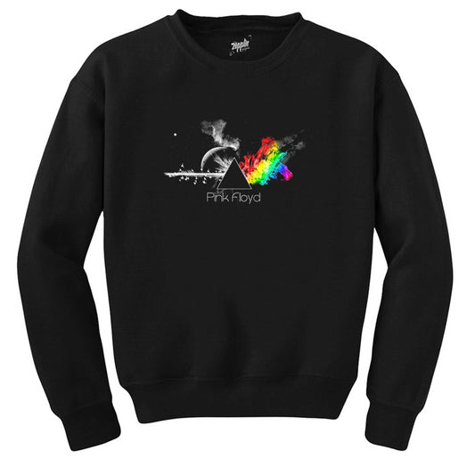Pink Floyd RainBow Siyah Sweatshirt
