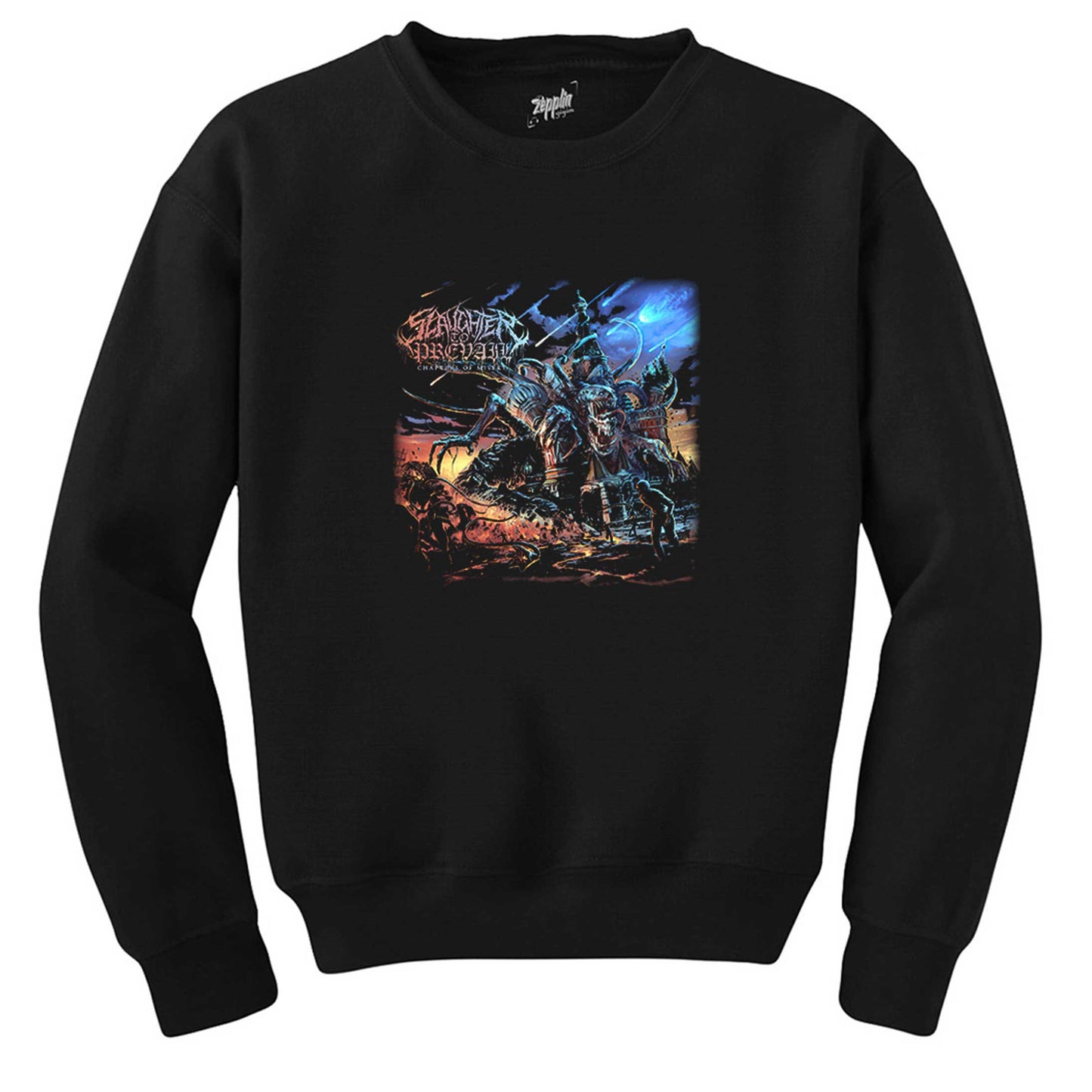 Slaughter To Prevail Chapters Of Misery Siyah Sweatshirt