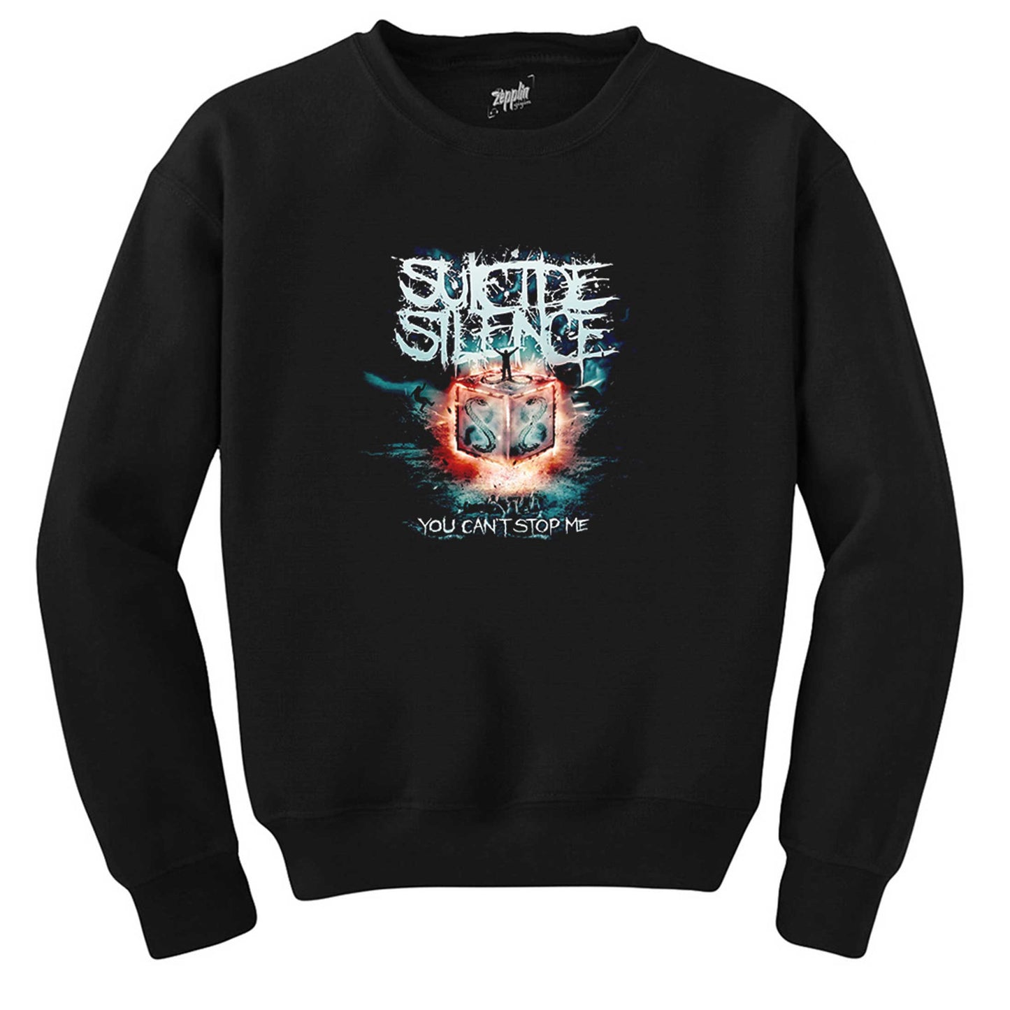 Suicide Silence You Can't Stop Me Siyah Sweatshirt