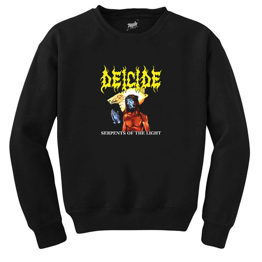 Deicide Serpents Of The Lıght Siyah Sweatshirt