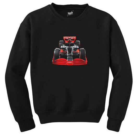 F1 Audi Formula Siyah Sweatshirt