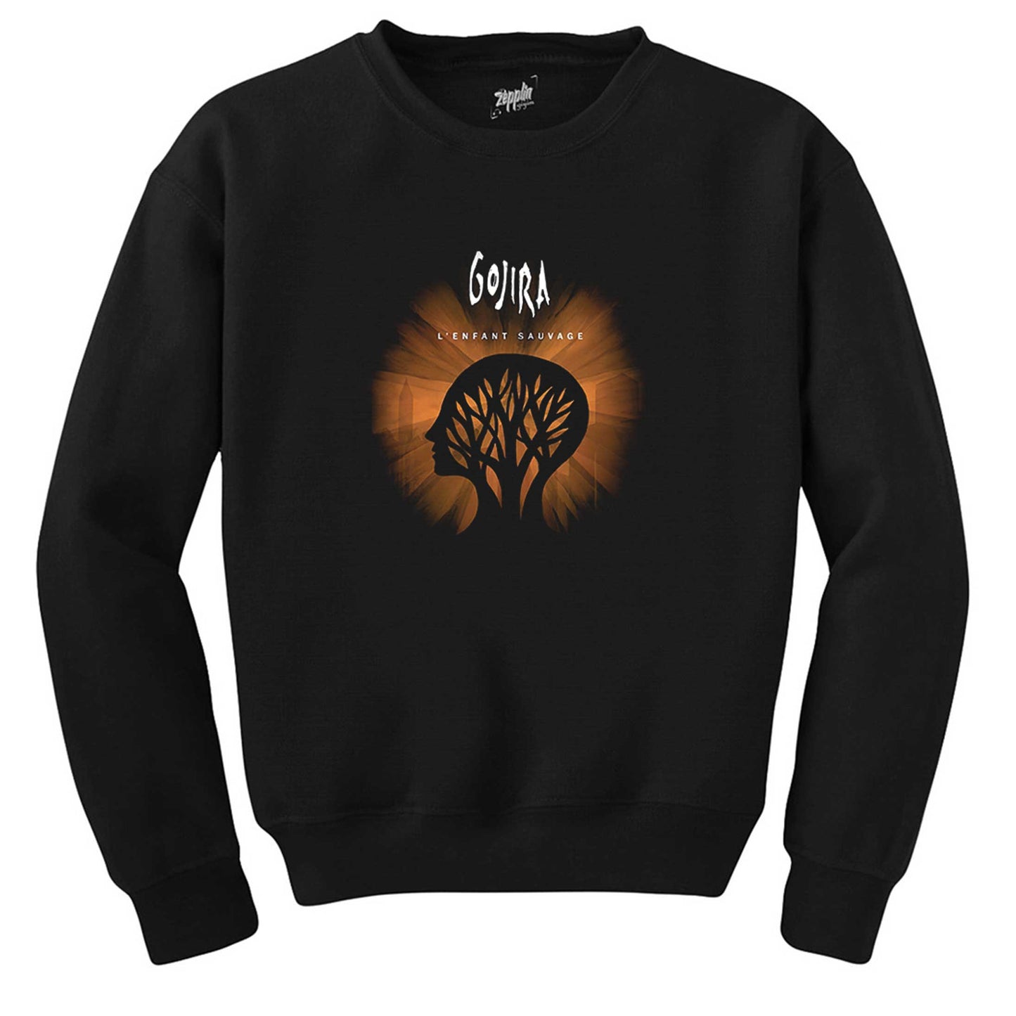 Gojira Le Efant Sauvage Siyah Sweatshirt