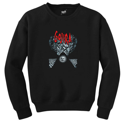 Gojira Magma Siyah Sweatshirt