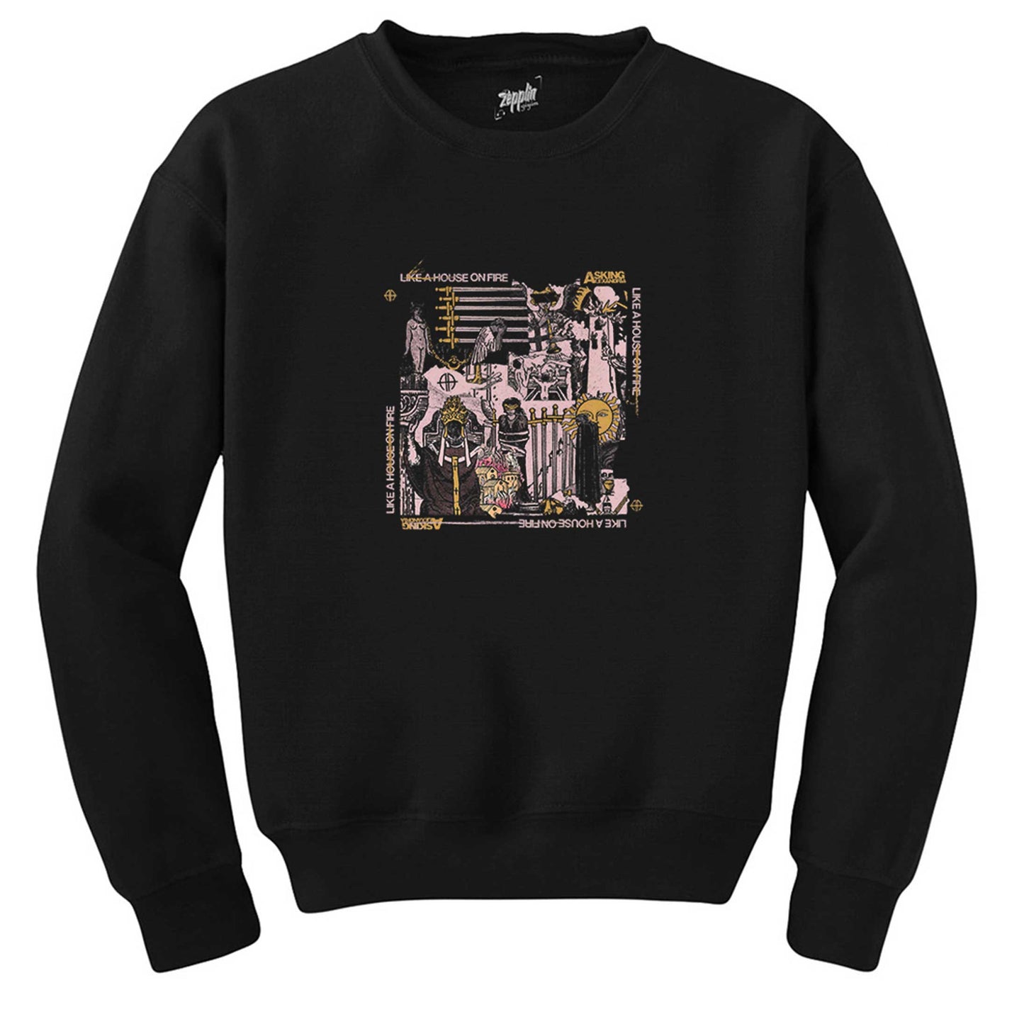 Asking Alexandria Alone İn A Room Siyah Sweatshirt
