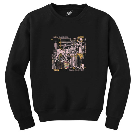 Asking Alexandria Alone İn A Room Siyah Sweatshirt