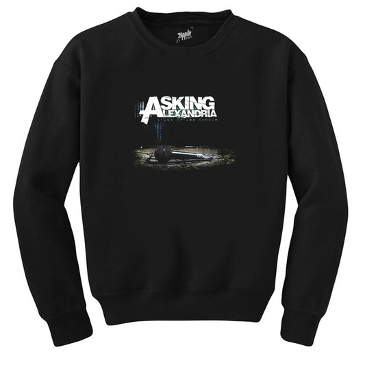 Asking Alexandria Stand Up And Screen Siyah Sweatshirt