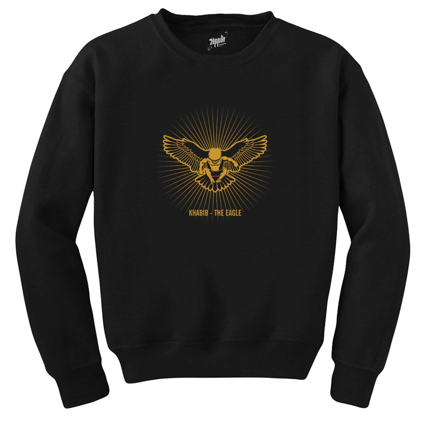 Khabib the Eagle by Sapto Siyah Sweatshirt