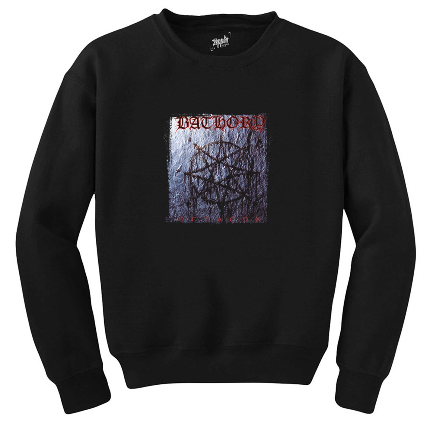 Bathory Octagon Siyah Sweatshirt