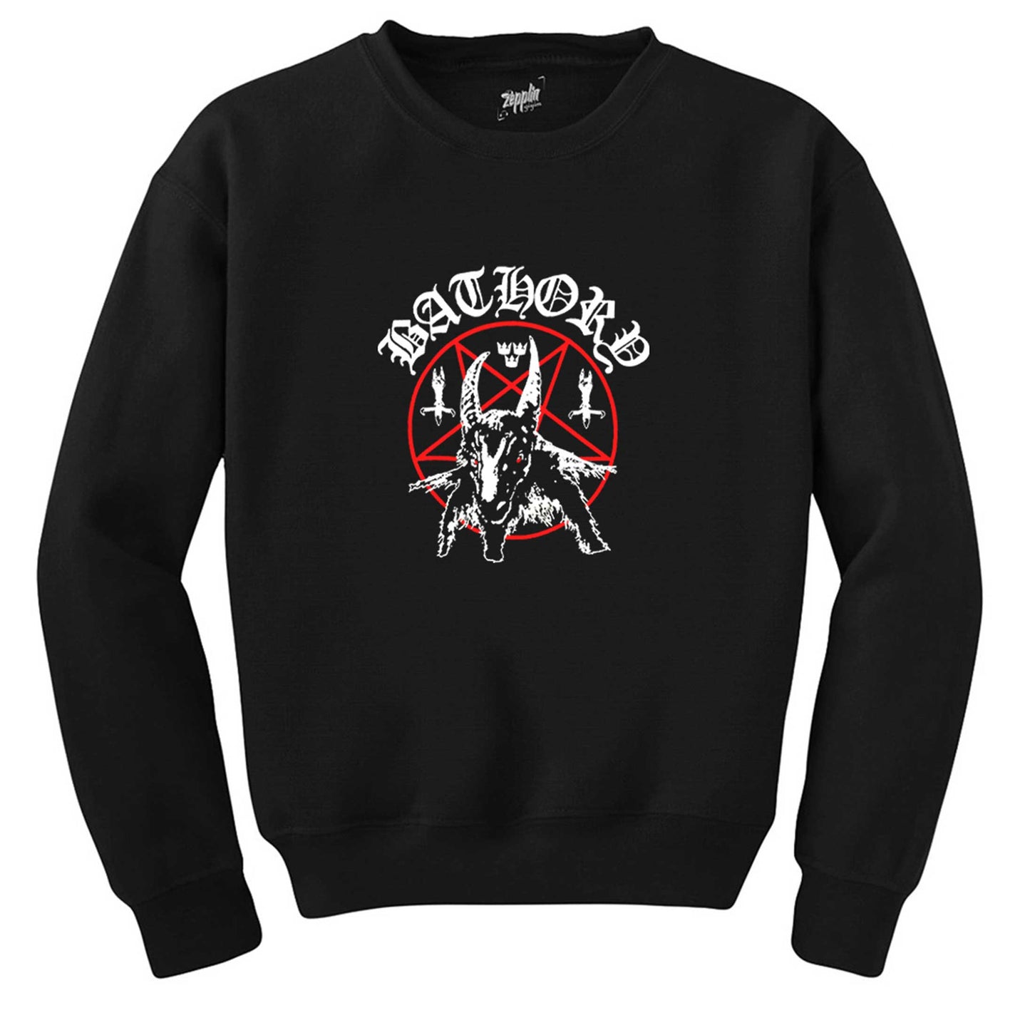 Bathory Graphic Siyah Sweatshirt