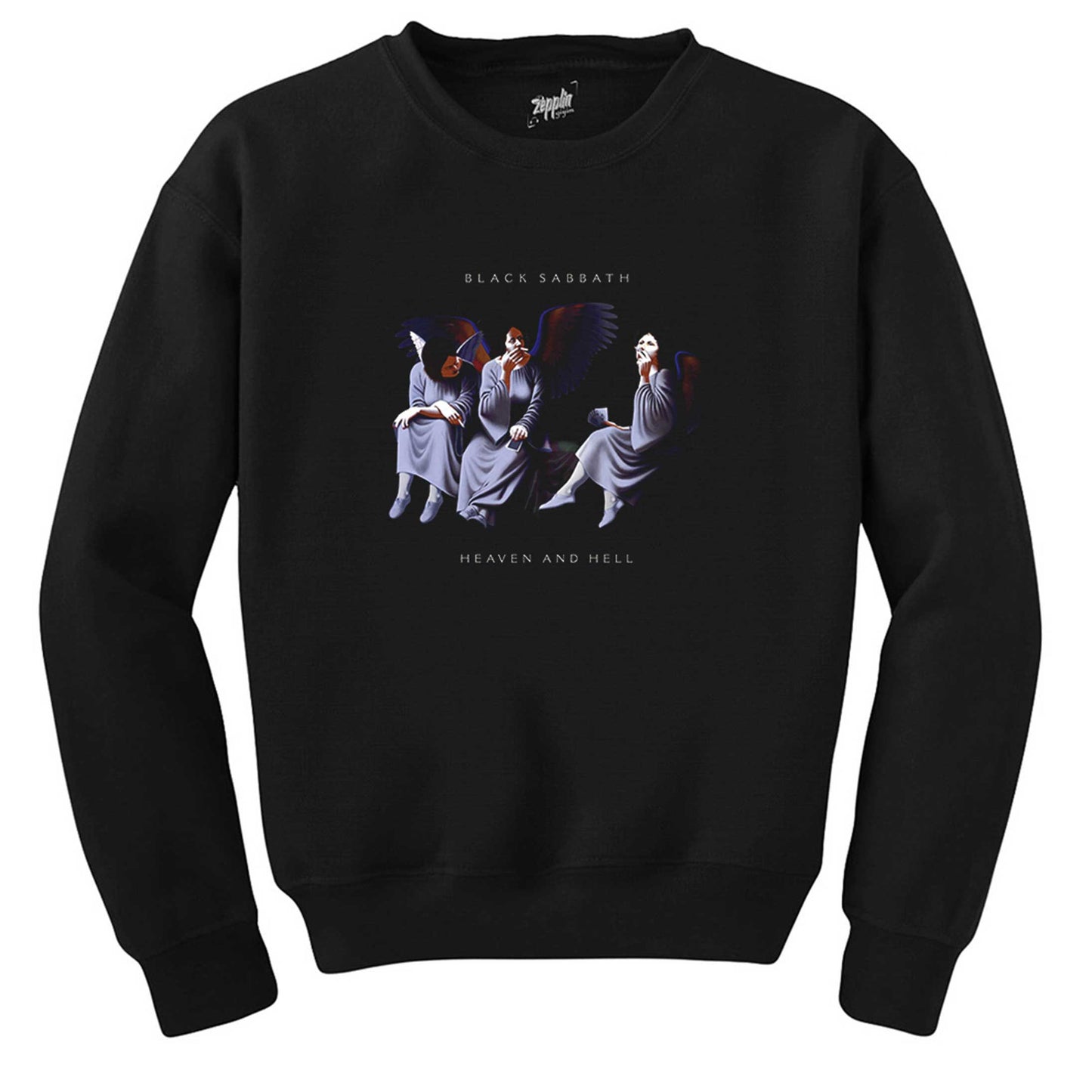 Black Sabbath Heaven and Hell Siyah Sweatshirt