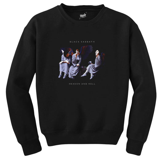 Black Sabbath Heaven and Hell Siyah Sweatshirt