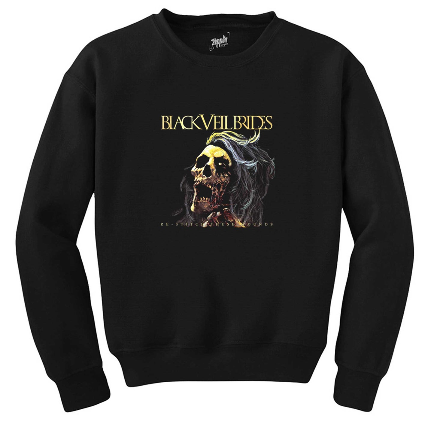 Black Veil Brides Re Stitch These Wounds Siyah Sweatshirt