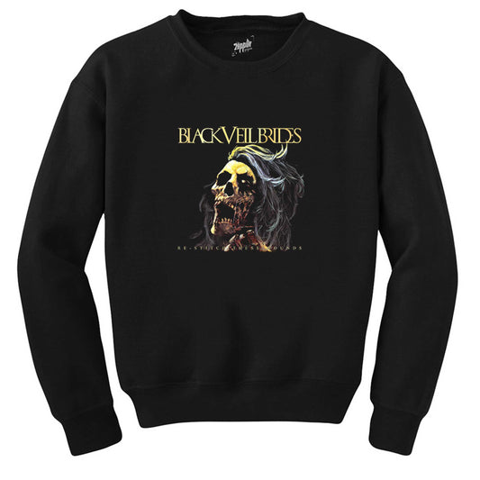 Black Veil Brides Re Stitch These Wounds Siyah Sweatshirt