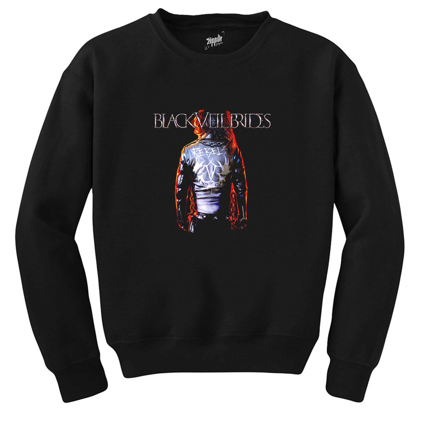 Black Veil Brides Rebels Siyah Sweatshirt