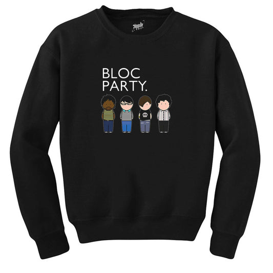 Bloc Party Grup Siyah Sweatshirt