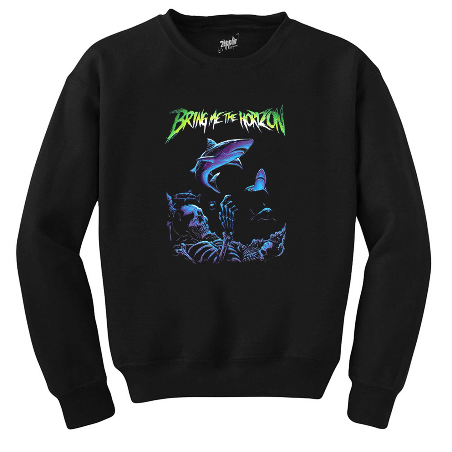 Bring Me The Horizon Sharp Black Ocea Siyah Sweatshirt