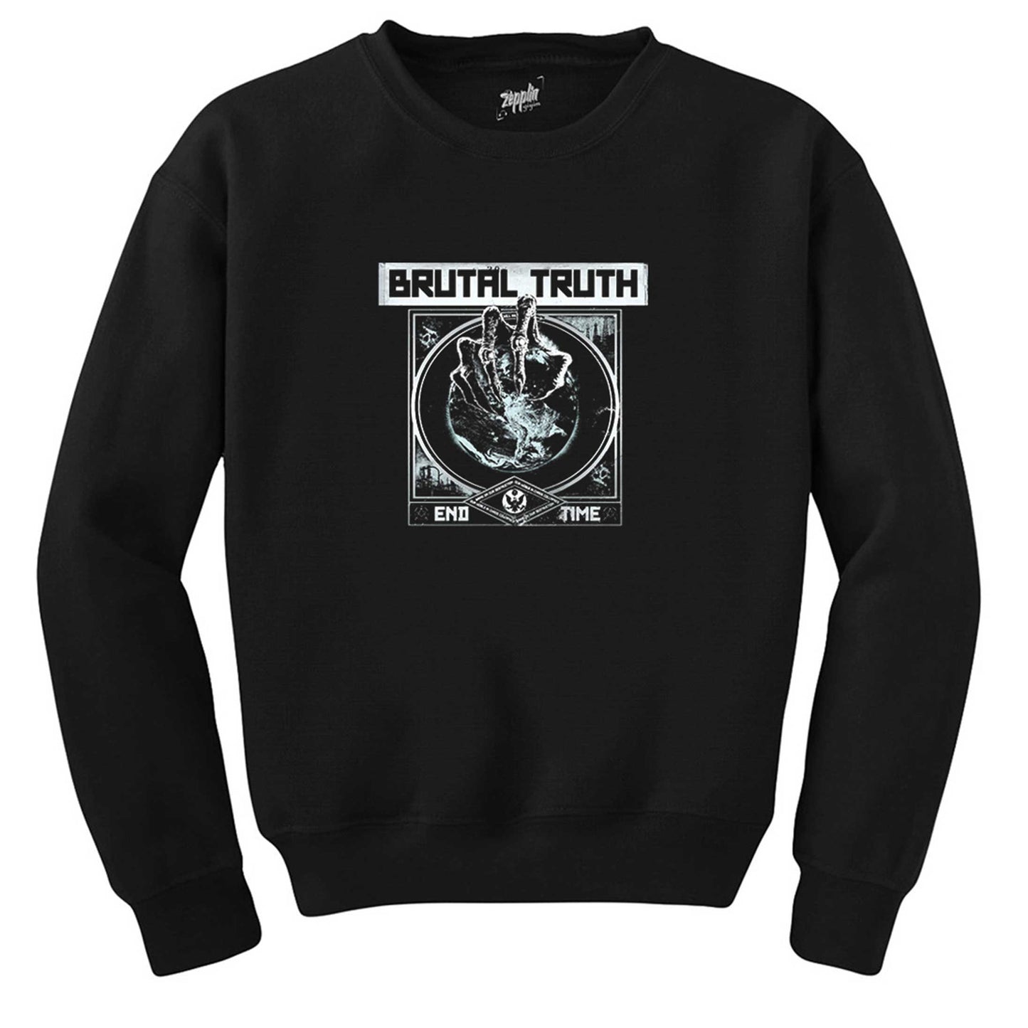 Brutal Truth end Time Siyah Sweatshirt