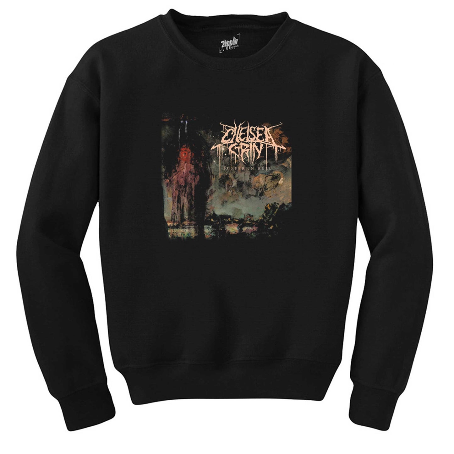 Chelsea Grin Suffer in Hell Siyah Sweatshirt