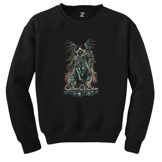Children of Bodom Horseman Siyah Sweatshirt
