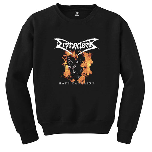 Dismember Hate Campaign Siyah Sweatshirt