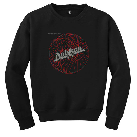 Dokken Breaking The Chains Siyah Sweatshirt