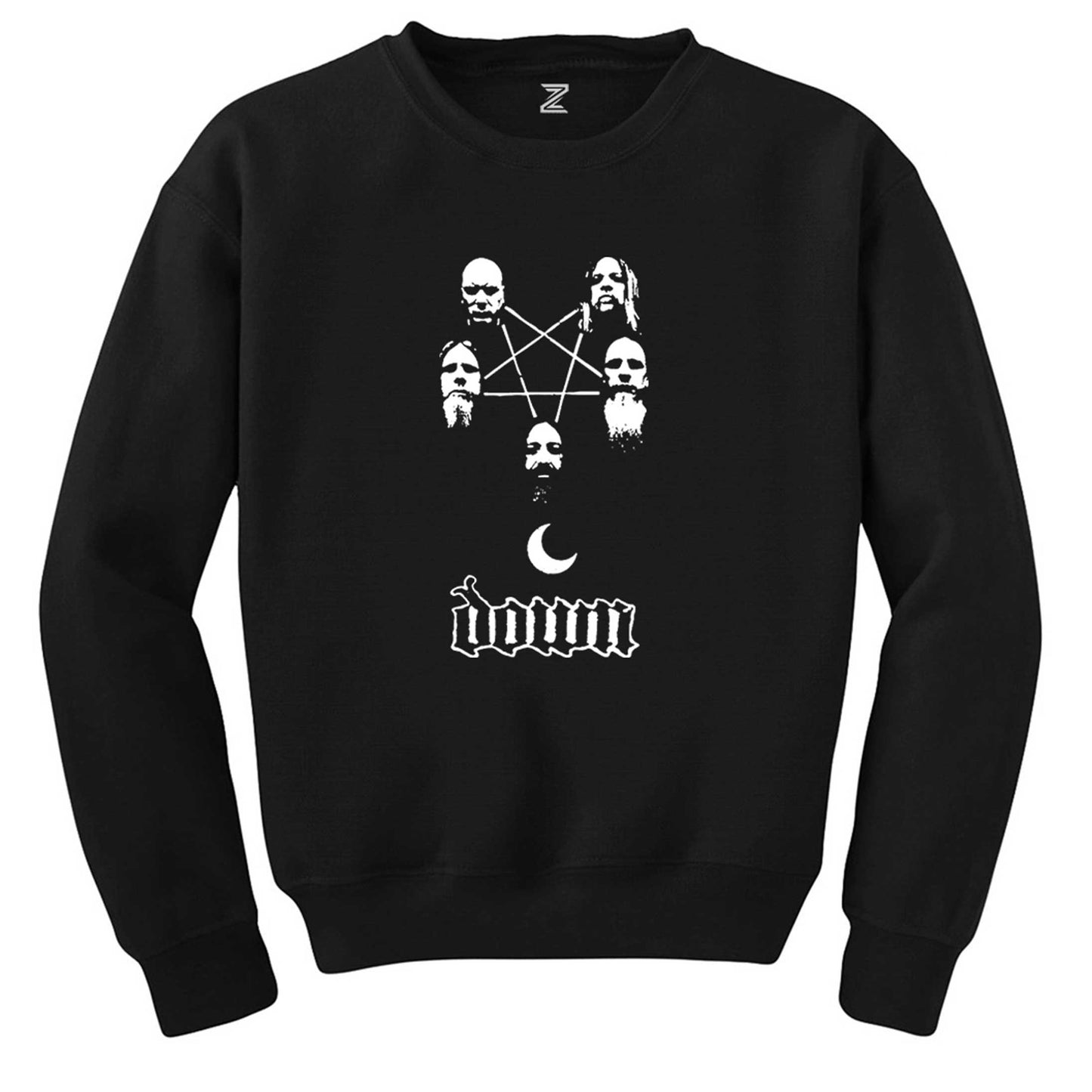 Down Grup Siyah Sweatshirt