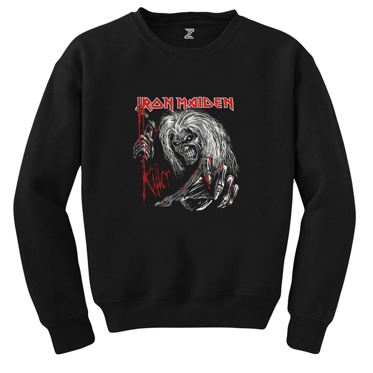 Iron Maiden Scary Zombie Siyah Sweatshirt