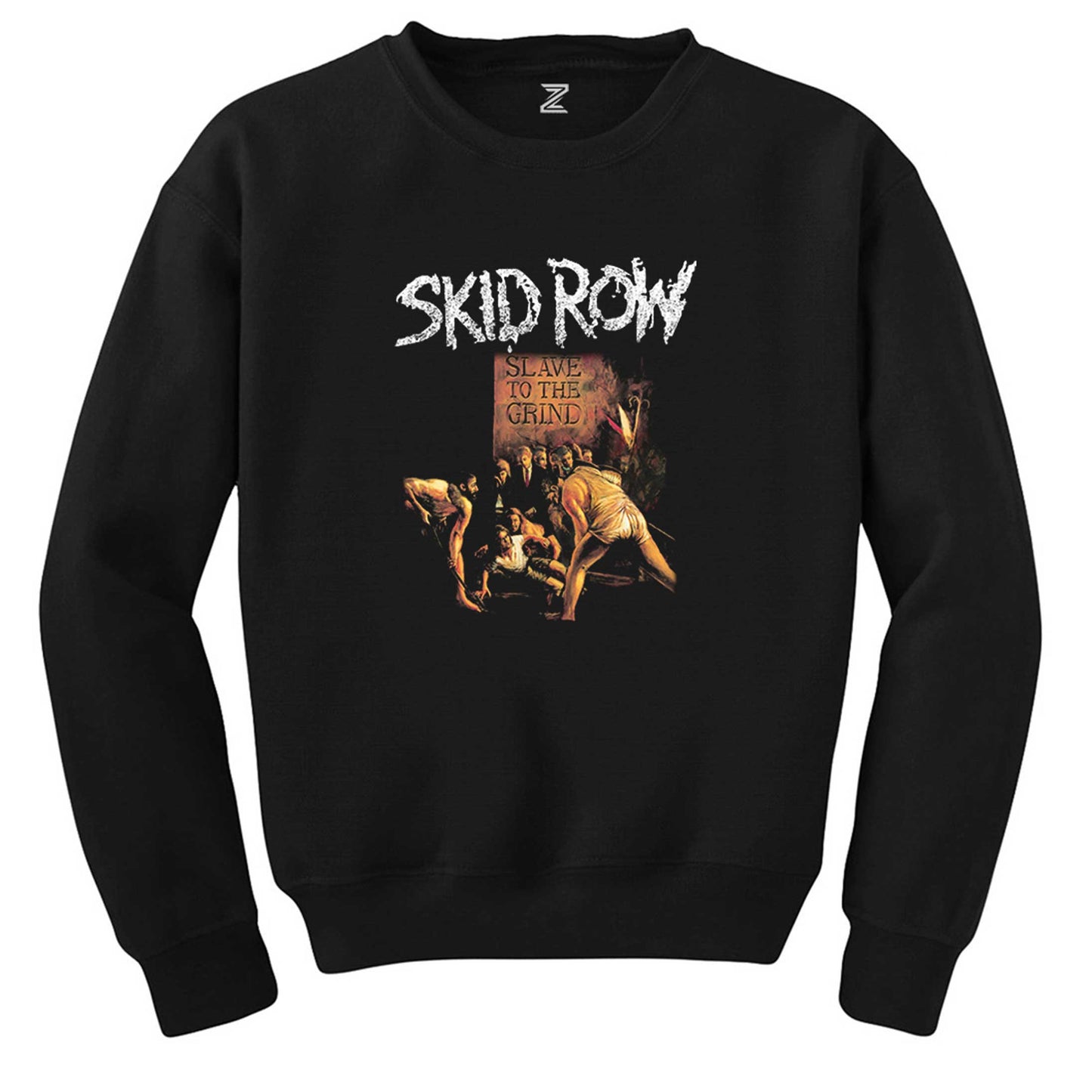 Skid Row Slave To The Grind Siyah Sweatshirt