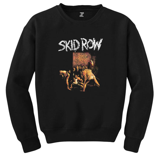 Skid Row Slave To The Grind Siyah Sweatshirt