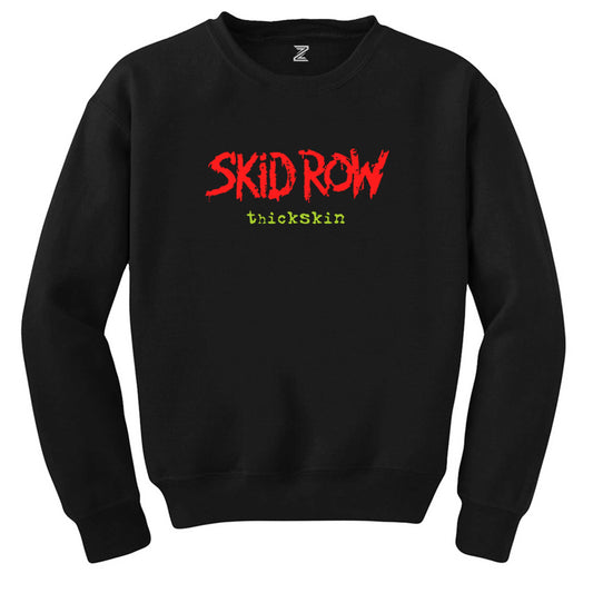 Skid Row Thickskin Siyah Sweatshirt