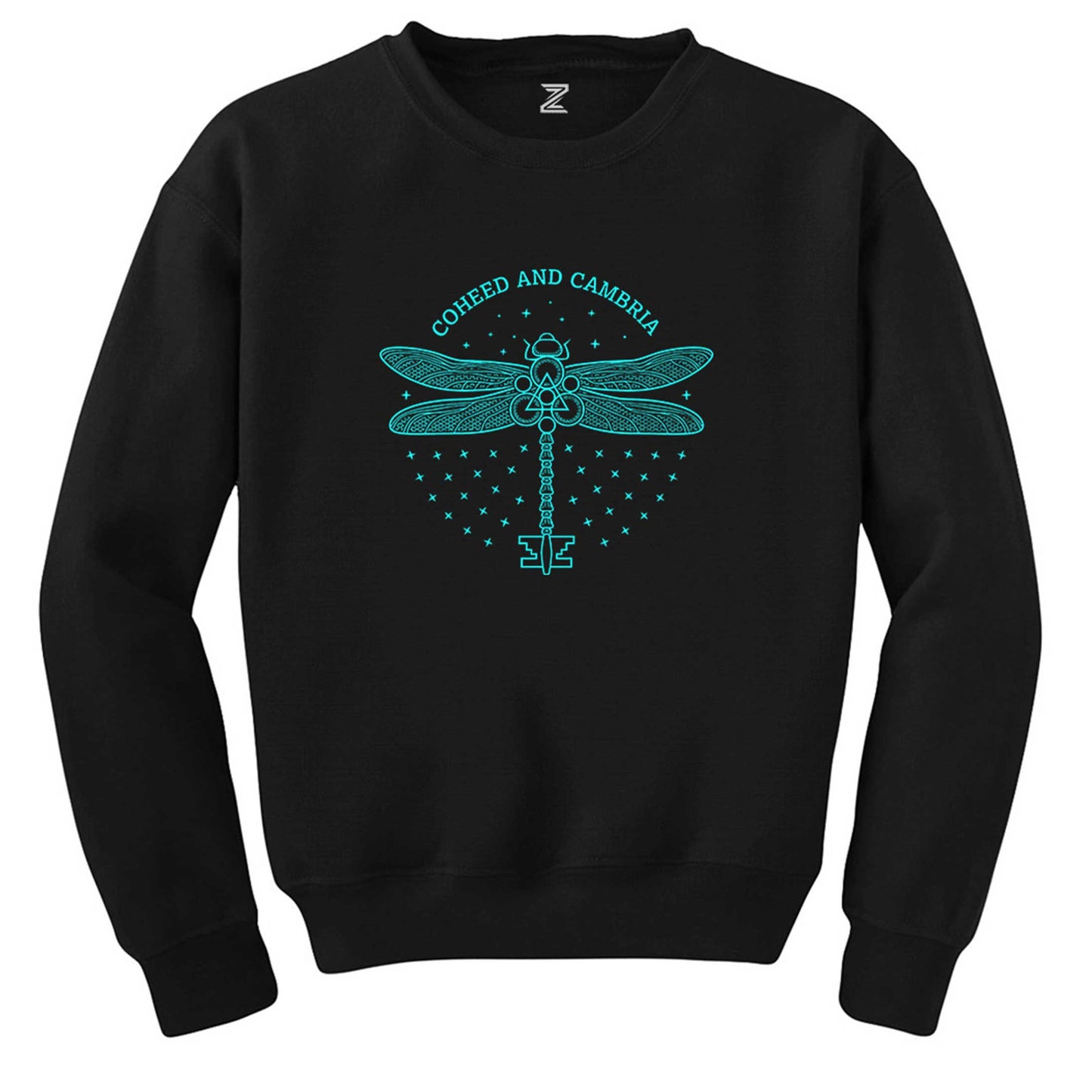 Coheed and Cambria Butterfly Siyah Sweatshirt