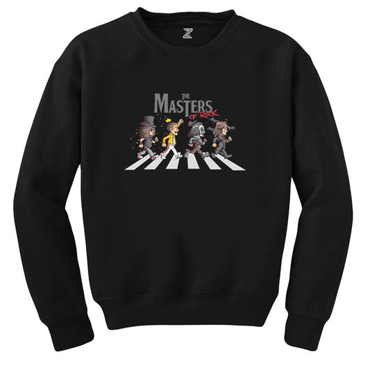 The Master Of Rock Siyah Sweatshirt
