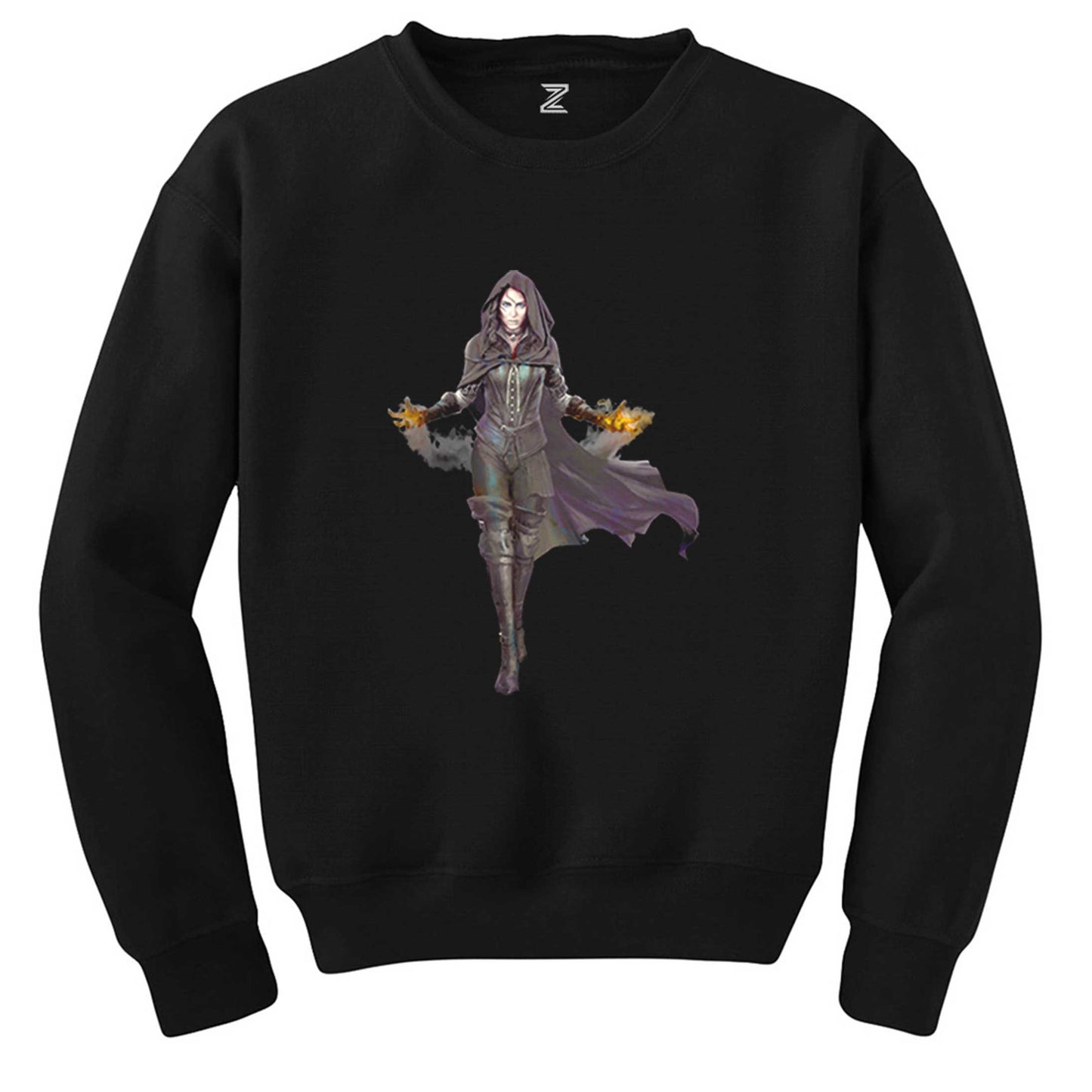 The Witcher Yennefer Siyah Sweatshirt