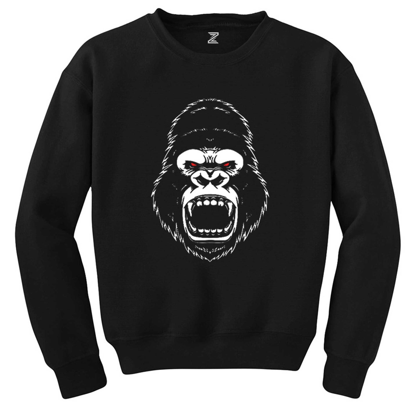 Goril Nervous Siyah Sweatshirt
