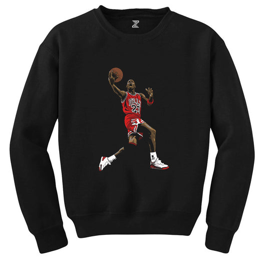 Air Jordan Grafiti Siyah Sweatshirt