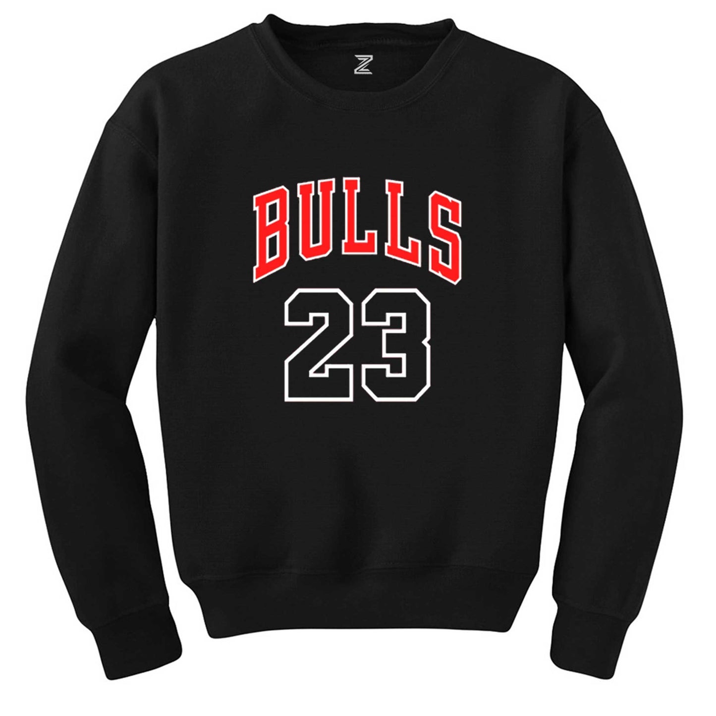 Chicago Bulls 23 Siyah Sweatshirt