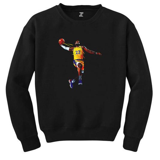 Lebron James Color Siyah Sweatshirt