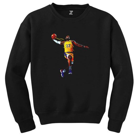 Lebron James Color Siyah Sweatshirt