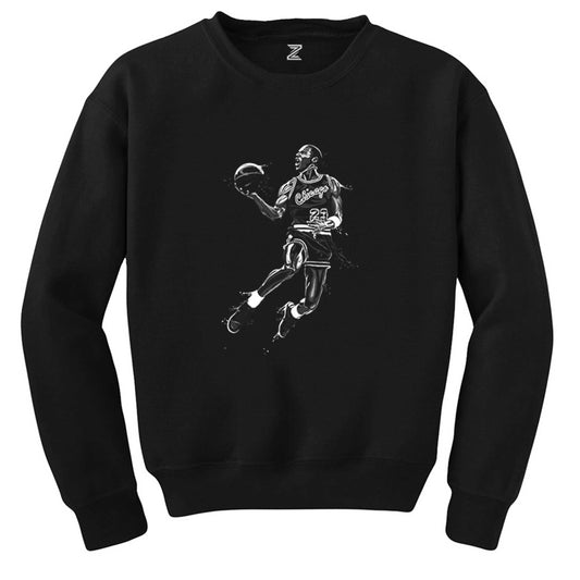 Michael Jordan Black Siyah Sweatshirt