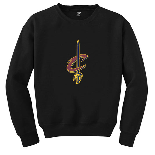 Clevaland Cavaliars Sword Siyah Sweatshirt