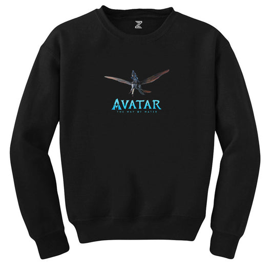Avatar The Way Of Water Warrios Siyah Sweatshirt