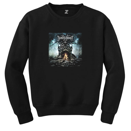 Borknagar Winter Thrice Siyah Sweatshirt
